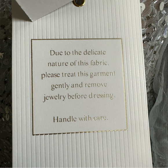 Mac Duggal 93655 Powder Blue Cape Sleeve Beaded Tea Length A-Line Dress 6 NWT - Picture 13 of 16